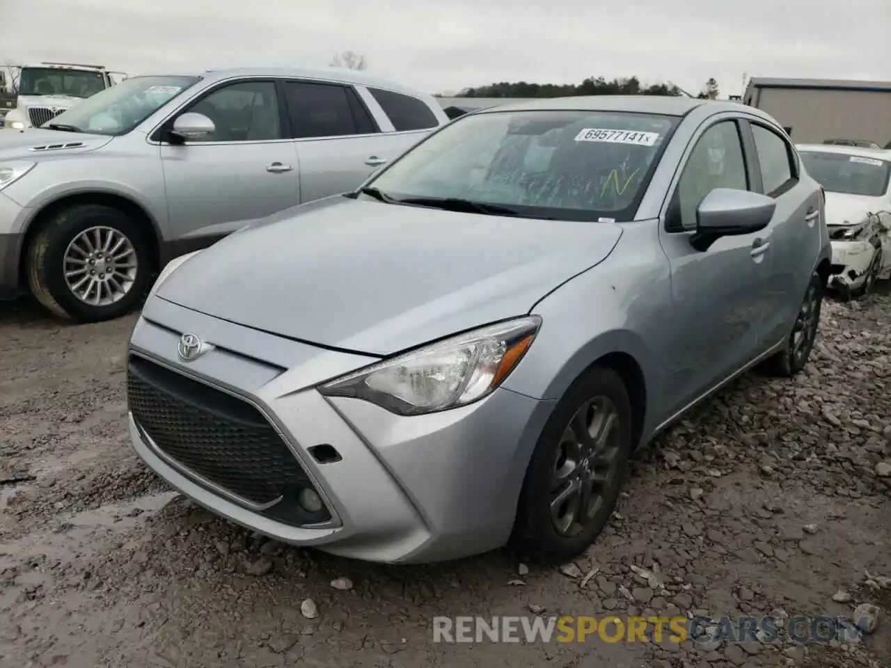 2 Photograph of a damaged car 3MYDLBJV8LY715649 TOYOTA YARIS 2020