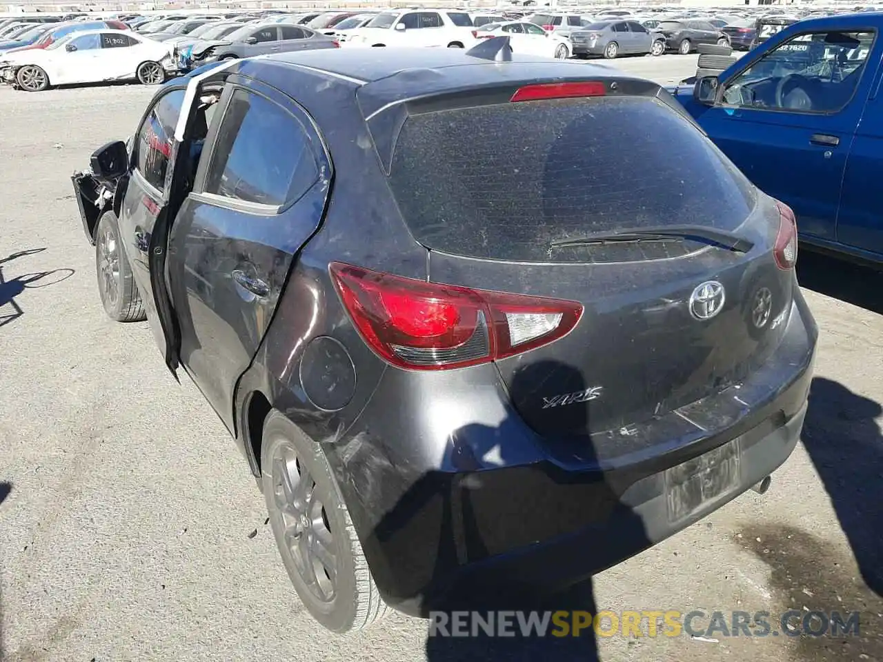 3 Photograph of a damaged car 3MYDLBJV9LY702375 TOYOTA YARIS 2020