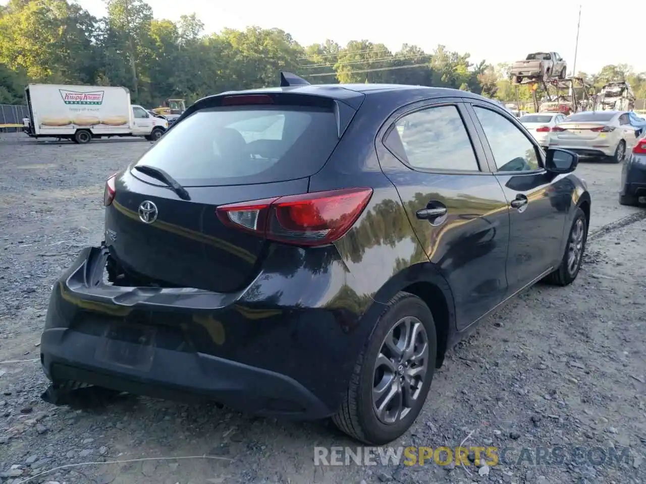 4 Photograph of a damaged car 3MYDLBJV9LY702523 TOYOTA YARIS 2020