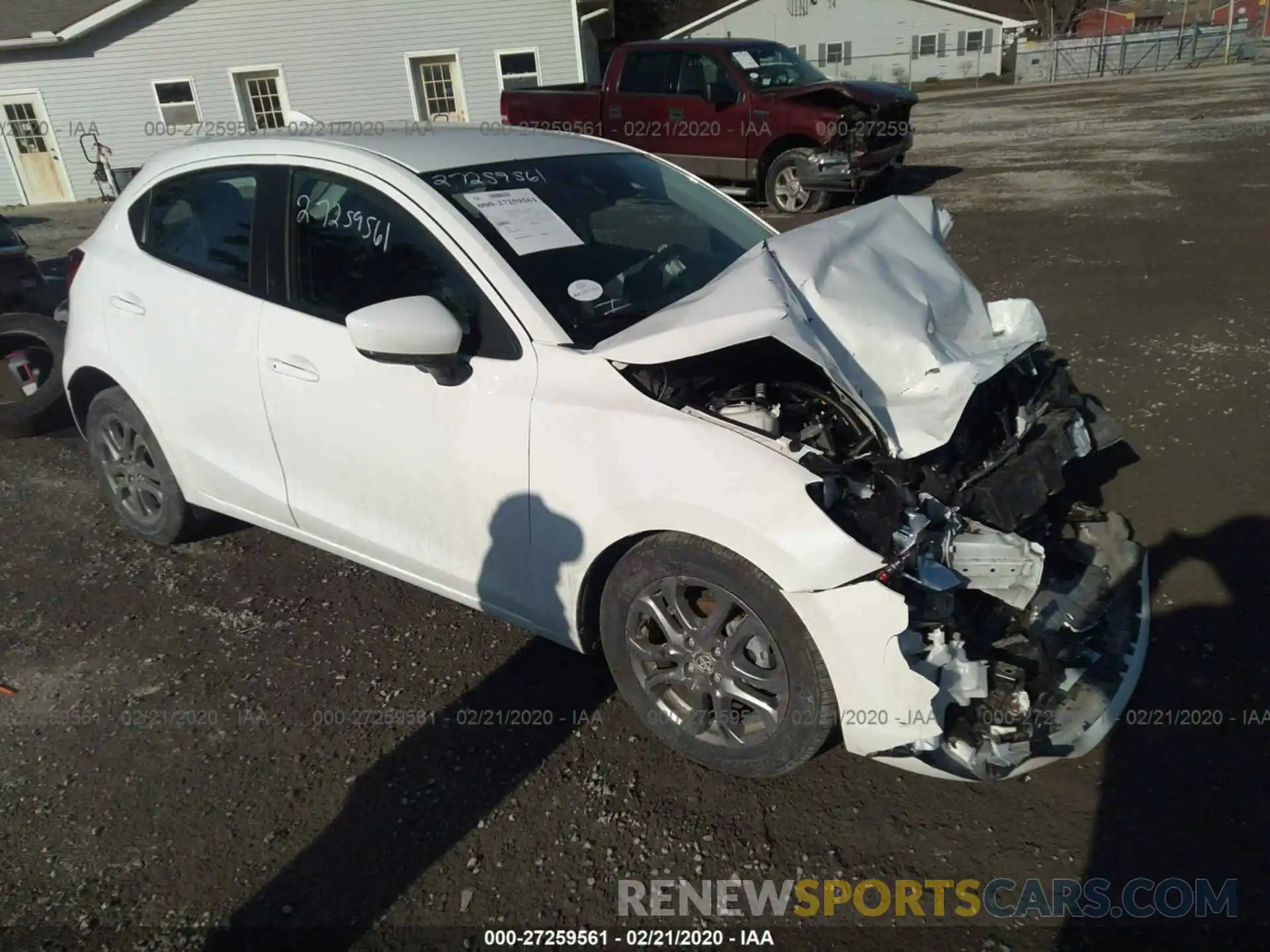 1 Photograph of a damaged car 3MYDLBJV9LY705311 TOYOTA YARIS 2020