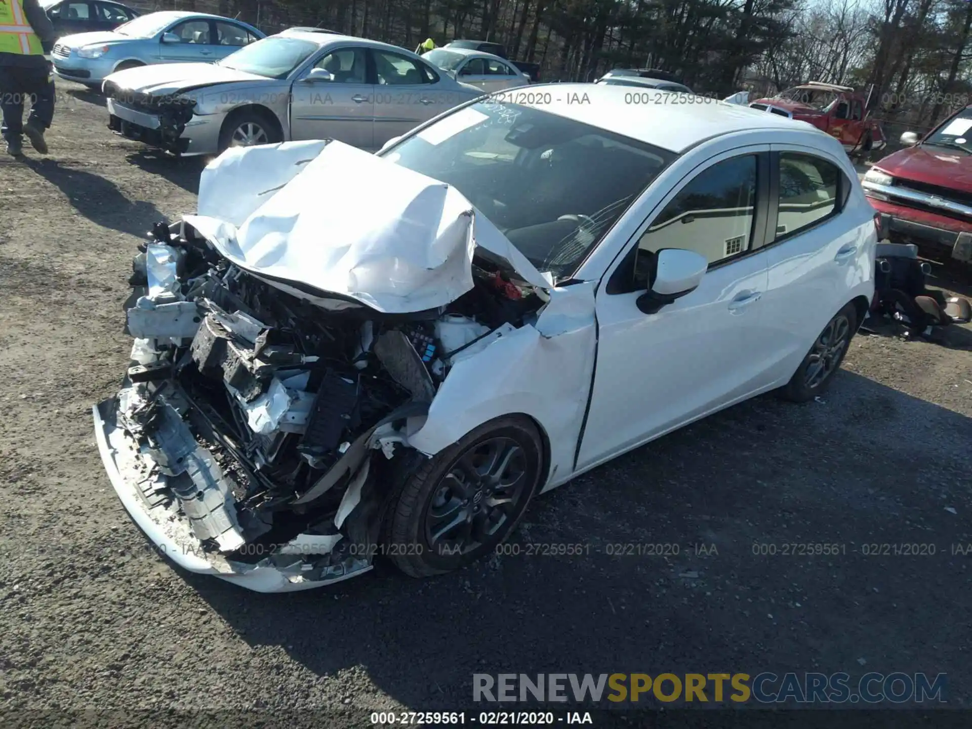 2 Photograph of a damaged car 3MYDLBJV9LY705311 TOYOTA YARIS 2020