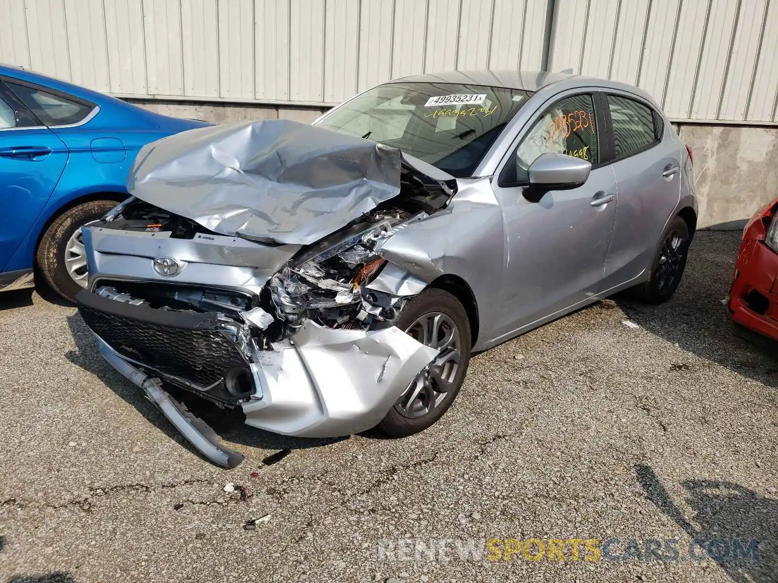 2 Photograph of a damaged car 3MYDLBJV9LY708855 TOYOTA YARIS 2020