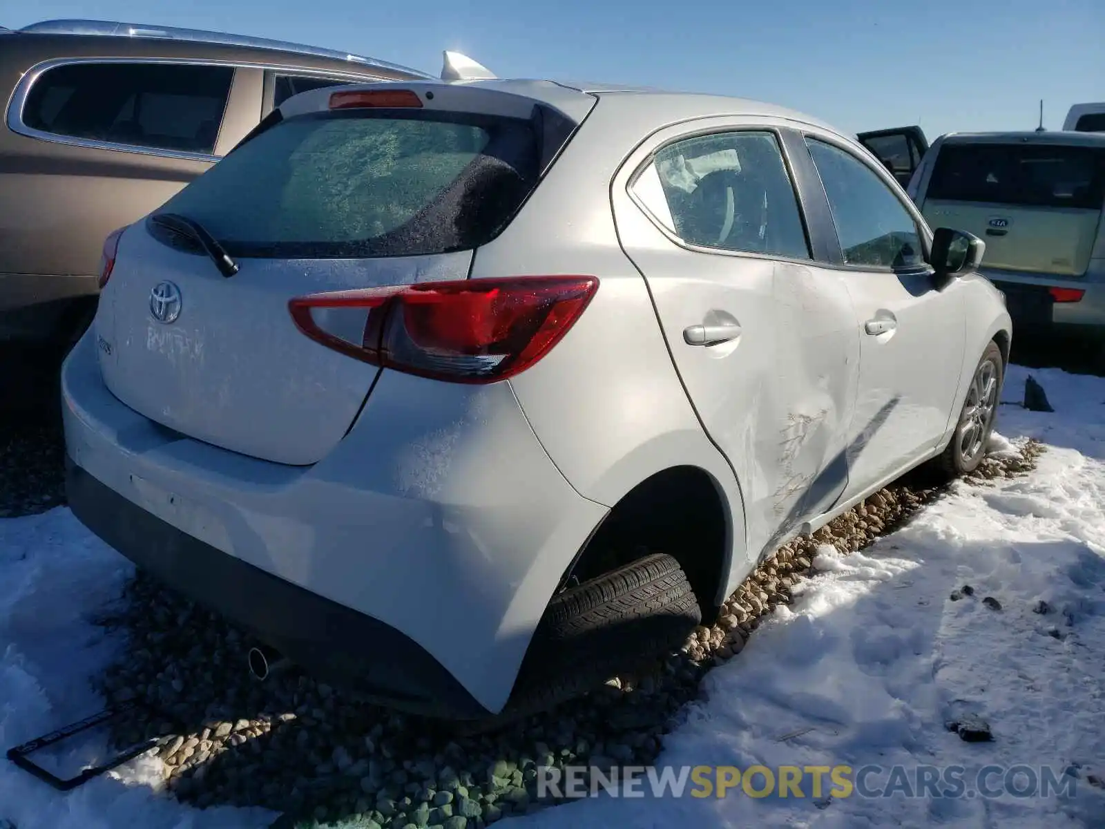 4 Photograph of a damaged car 3MYDLBJVXLY702501 TOYOTA YARIS 2020