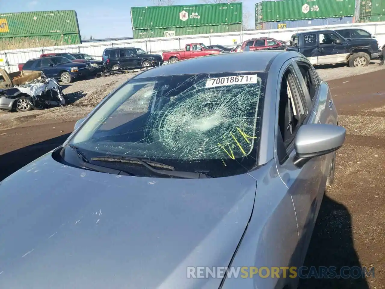 9 Photograph of a damaged car 3MYDLBJVXLY704538 TOYOTA YARIS 2020