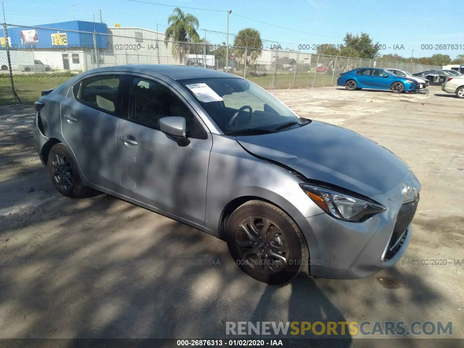 1 Photograph of a damaged car 3MYDLBYV0LY701508 TOYOTA YARIS 2020