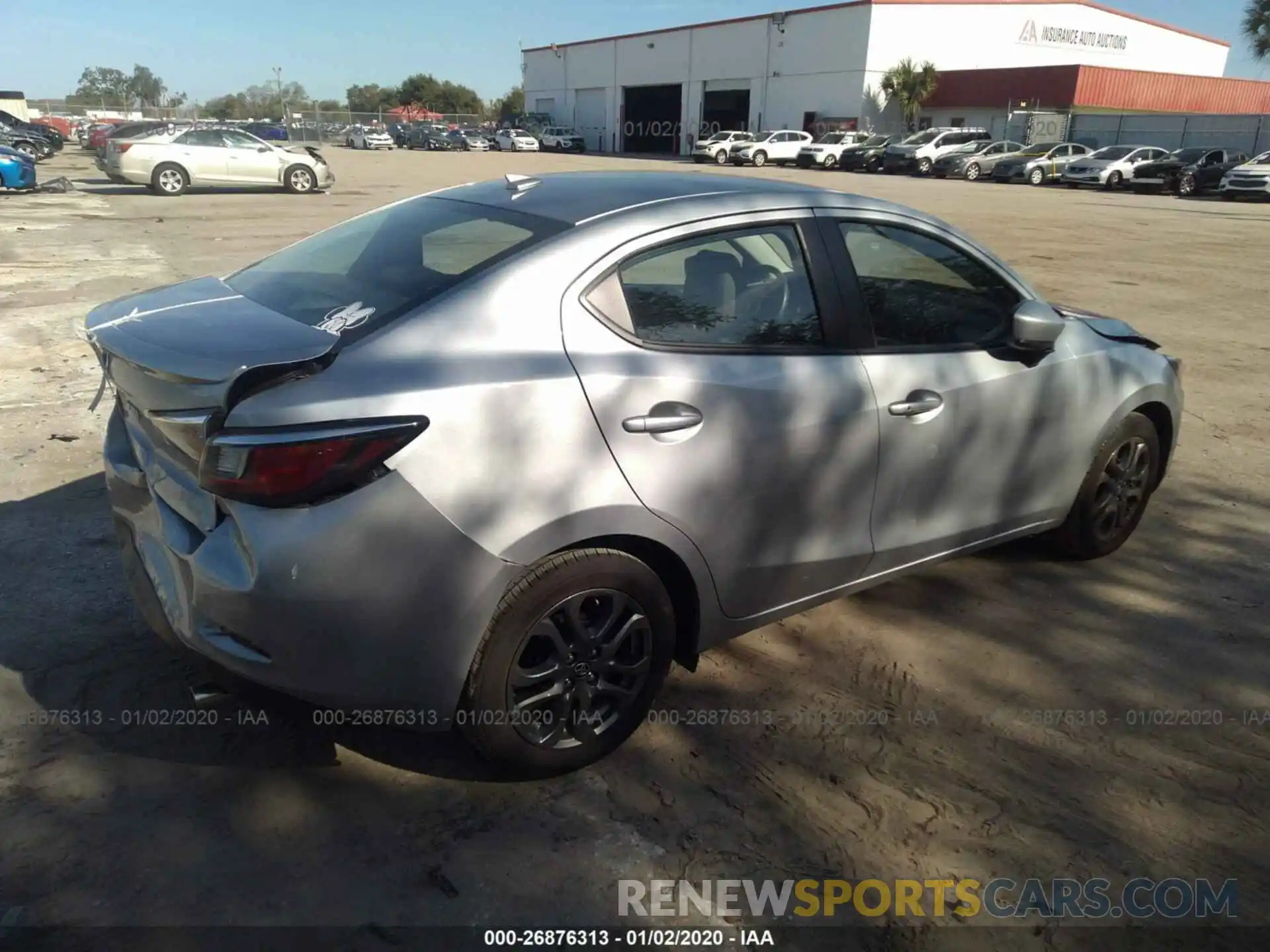 4 Photograph of a damaged car 3MYDLBYV0LY701508 TOYOTA YARIS 2020