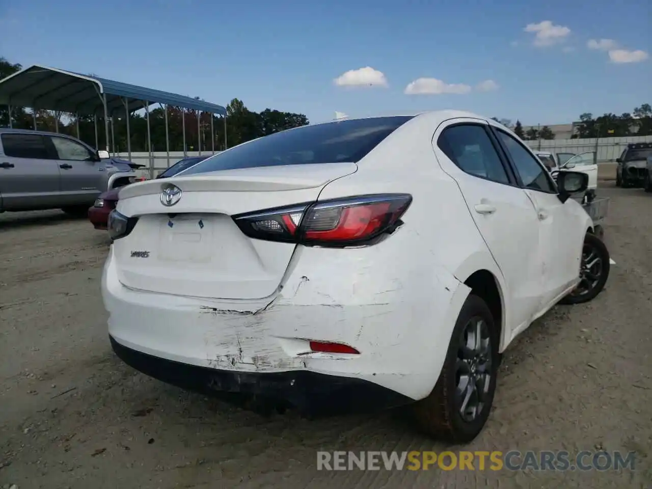 4 Photograph of a damaged car 3MYDLBYV0LY702089 TOYOTA YARIS 2020