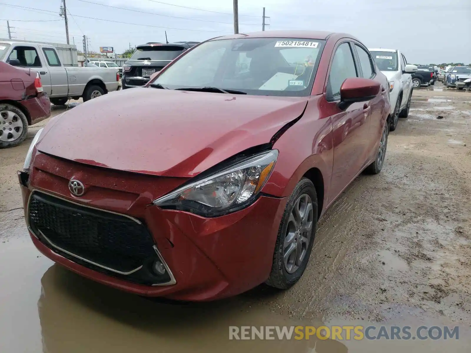 2 Photograph of a damaged car 3MYDLBYV0LY706157 TOYOTA YARIS 2020