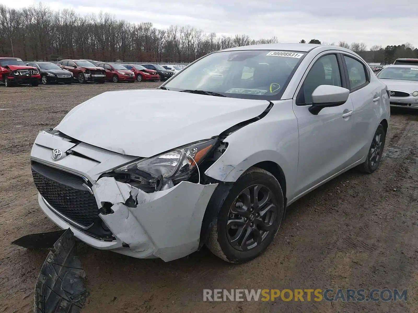 2 Photograph of a damaged car 3MYDLBYV1LY707897 TOYOTA YARIS 2020