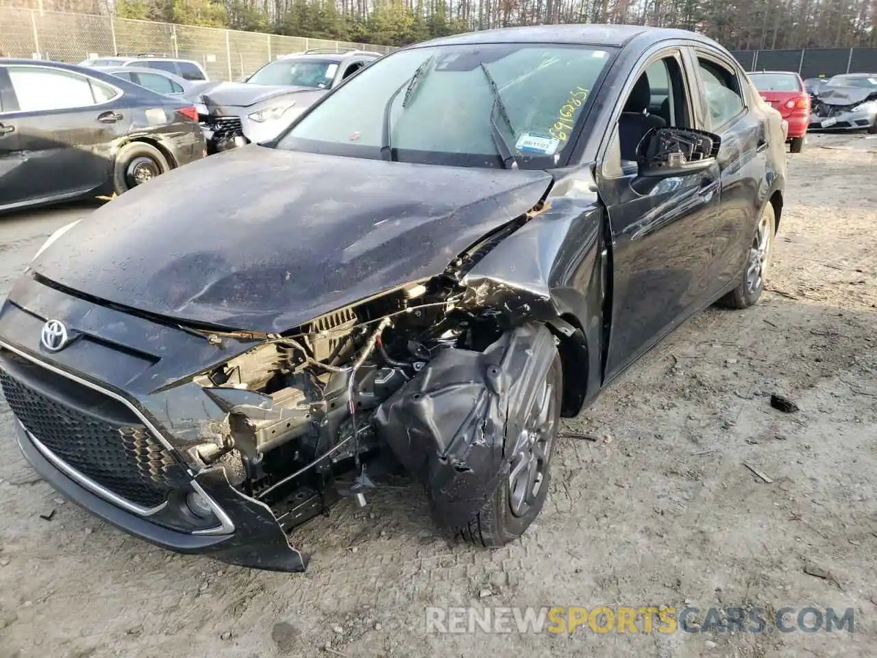 2 Photograph of a damaged car 3MYDLBYV2LY714728 TOYOTA YARIS 2020