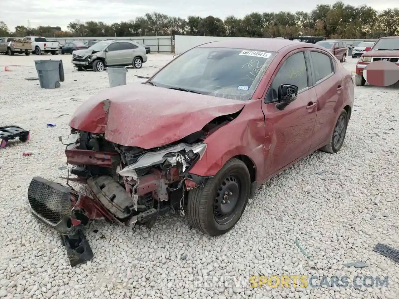 2 Photograph of a damaged car 3MYDLBYV3LY715435 TOYOTA YARIS 2020