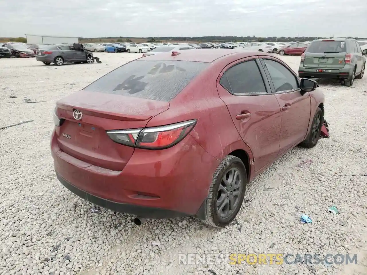 4 Фотография поврежденного автомобиля 3MYDLBYV3LY715435 TOYOTA YARIS 2020