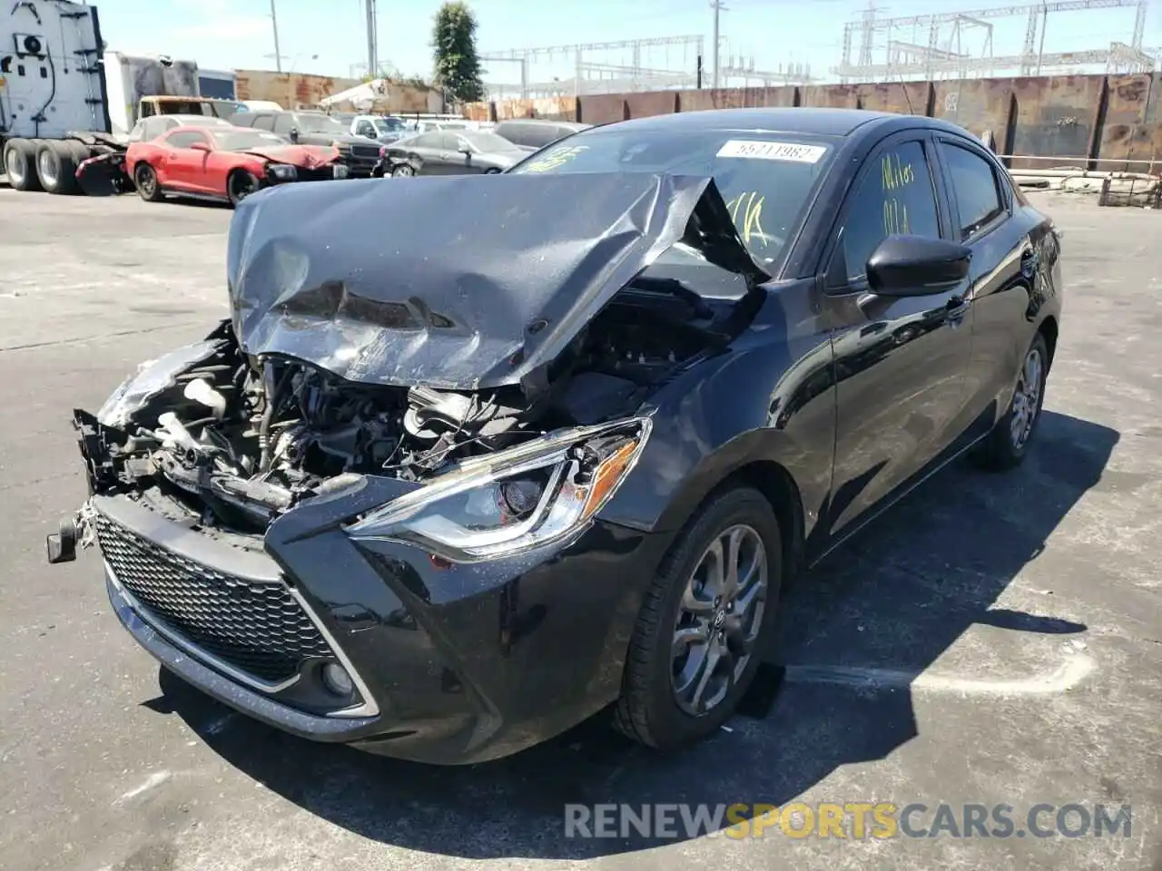 2 Photograph of a damaged car 3MYDLBYV4LY712155 TOYOTA YARIS 2020