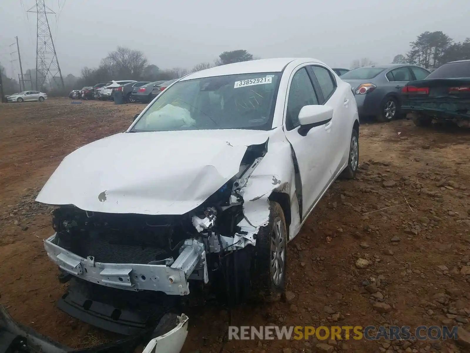 2 Photograph of a damaged car 3MYDLBYV7LY708181 TOYOTA YARIS 2020