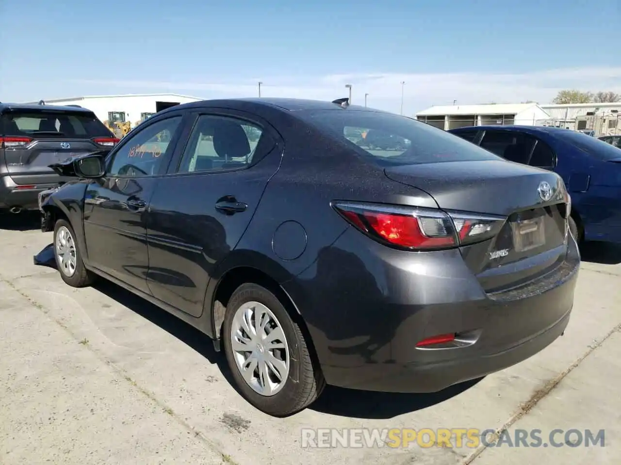 3 Photograph of a damaged car 3MYDLBYV7LY708598 TOYOTA YARIS 2020