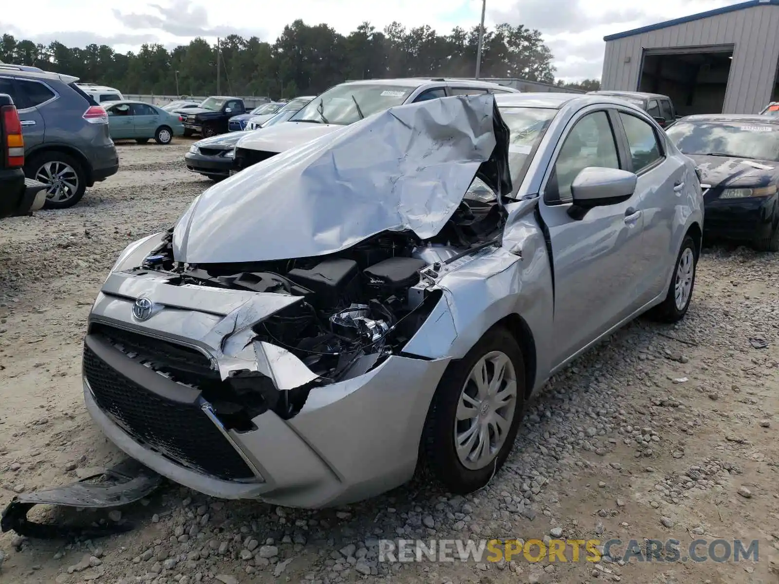 2 Photograph of a damaged car 3MYDLBYV7LY712019 TOYOTA YARIS 2020