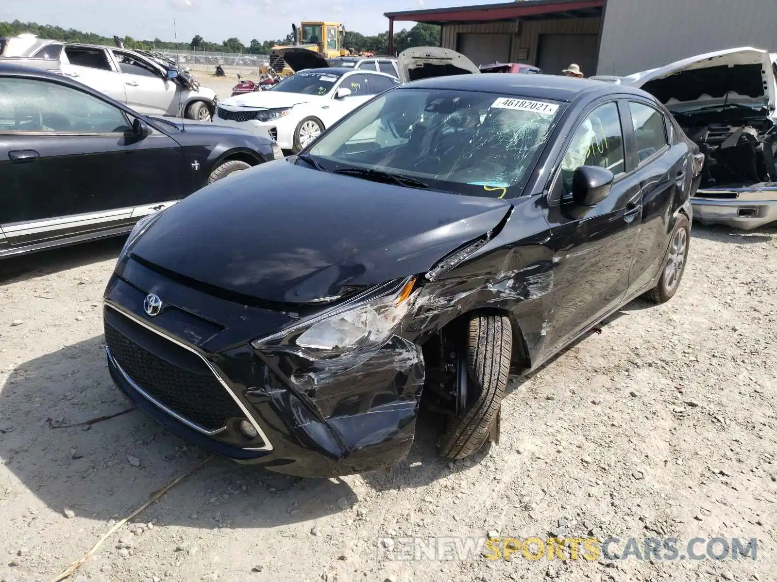 2 Photograph of a damaged car 3MYDLBYV7LY715518 TOYOTA YARIS 2020