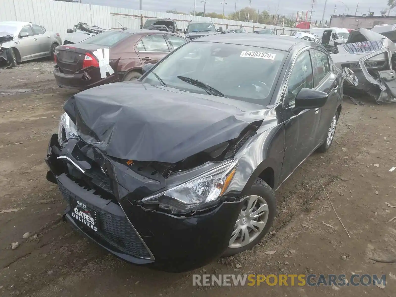 2 Photograph of a damaged car 3MYDLBYV8LY710988 TOYOTA YARIS 2020