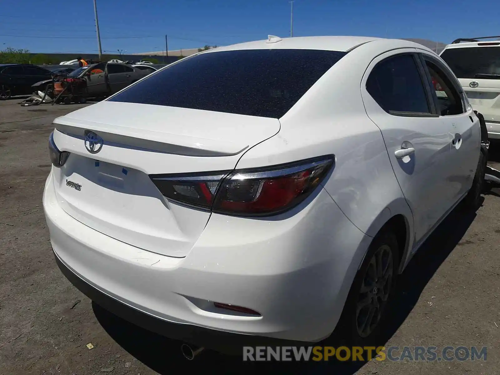 4 Photograph of a damaged car 3MYDLBYV8LY711963 TOYOTA YARIS 2020