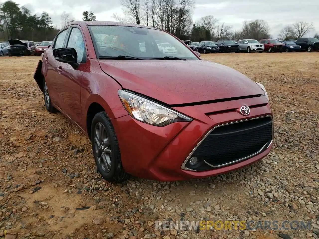 1 Photograph of a damaged car 3MYDLBYV9LY700941 TOYOTA YARIS 2020