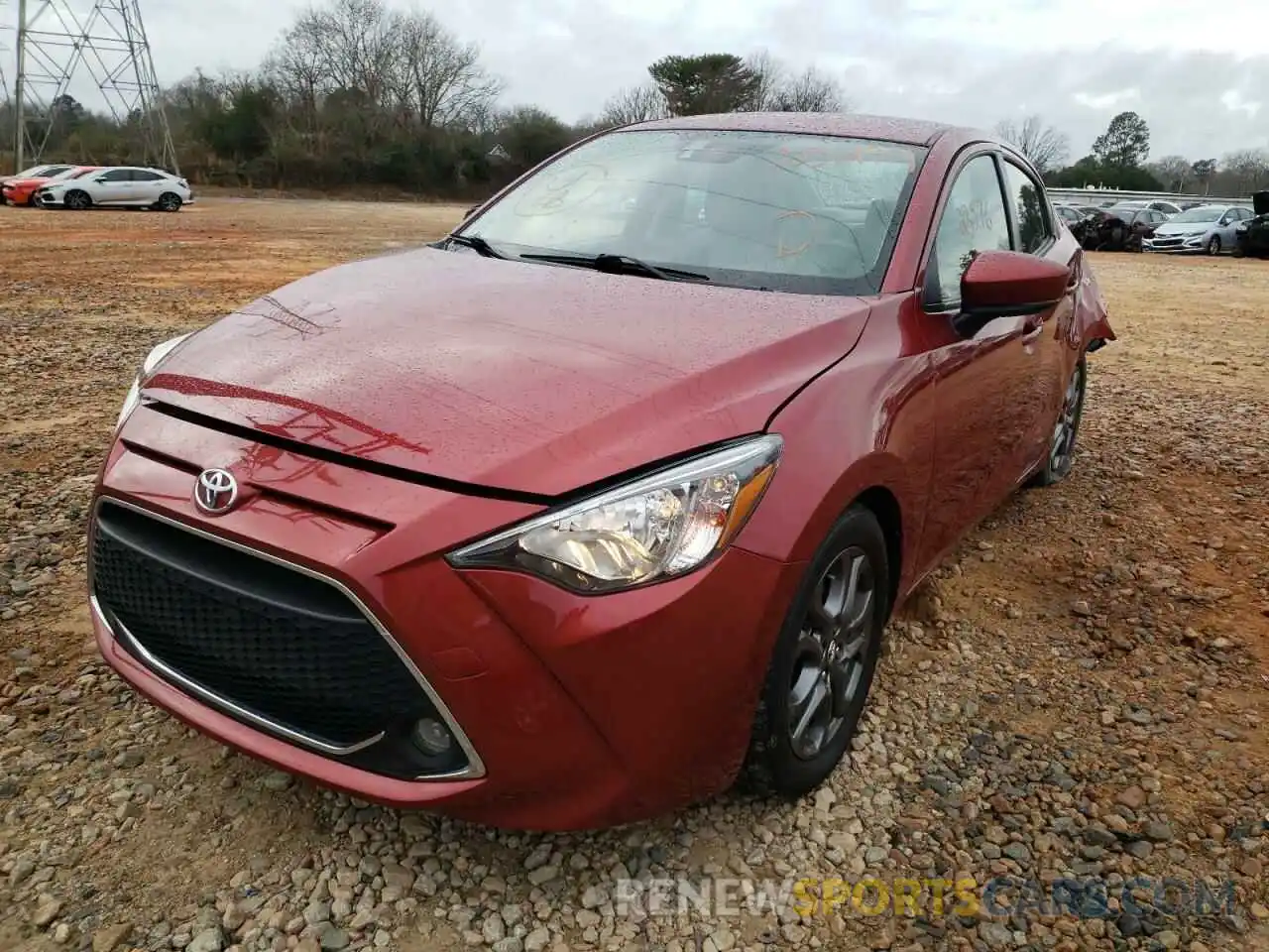 2 Photograph of a damaged car 3MYDLBYV9LY700941 TOYOTA YARIS 2020