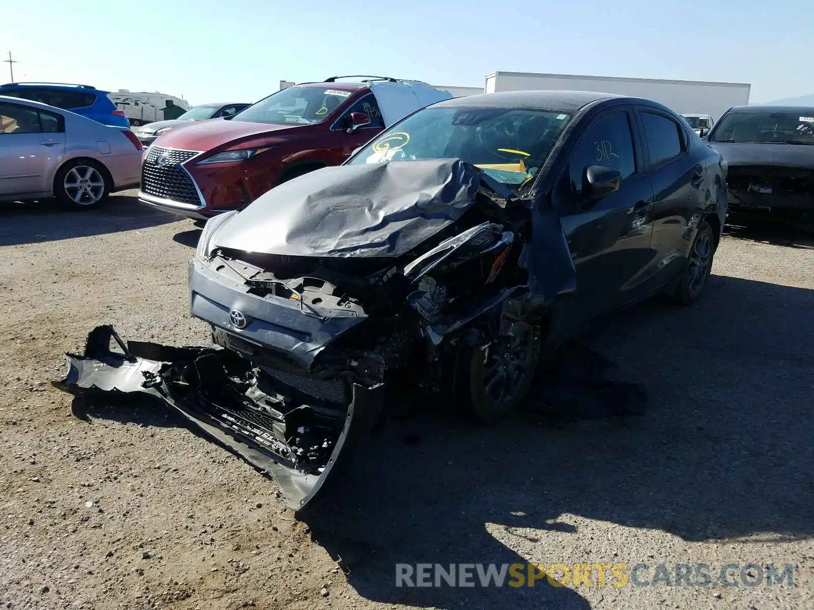 2 Photograph of a damaged car 3MYDLBYV9LY712488 TOYOTA YARIS 2020