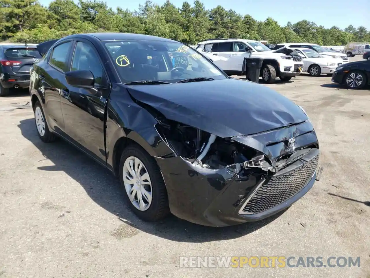 1 Photograph of a damaged car 3MYDLBYV9LY714726 TOYOTA YARIS 2020