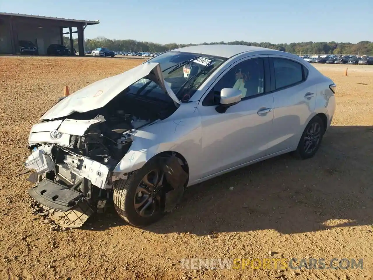 2 Photograph of a damaged car 3MYDLBYVXLY700205 TOYOTA YARIS 2020