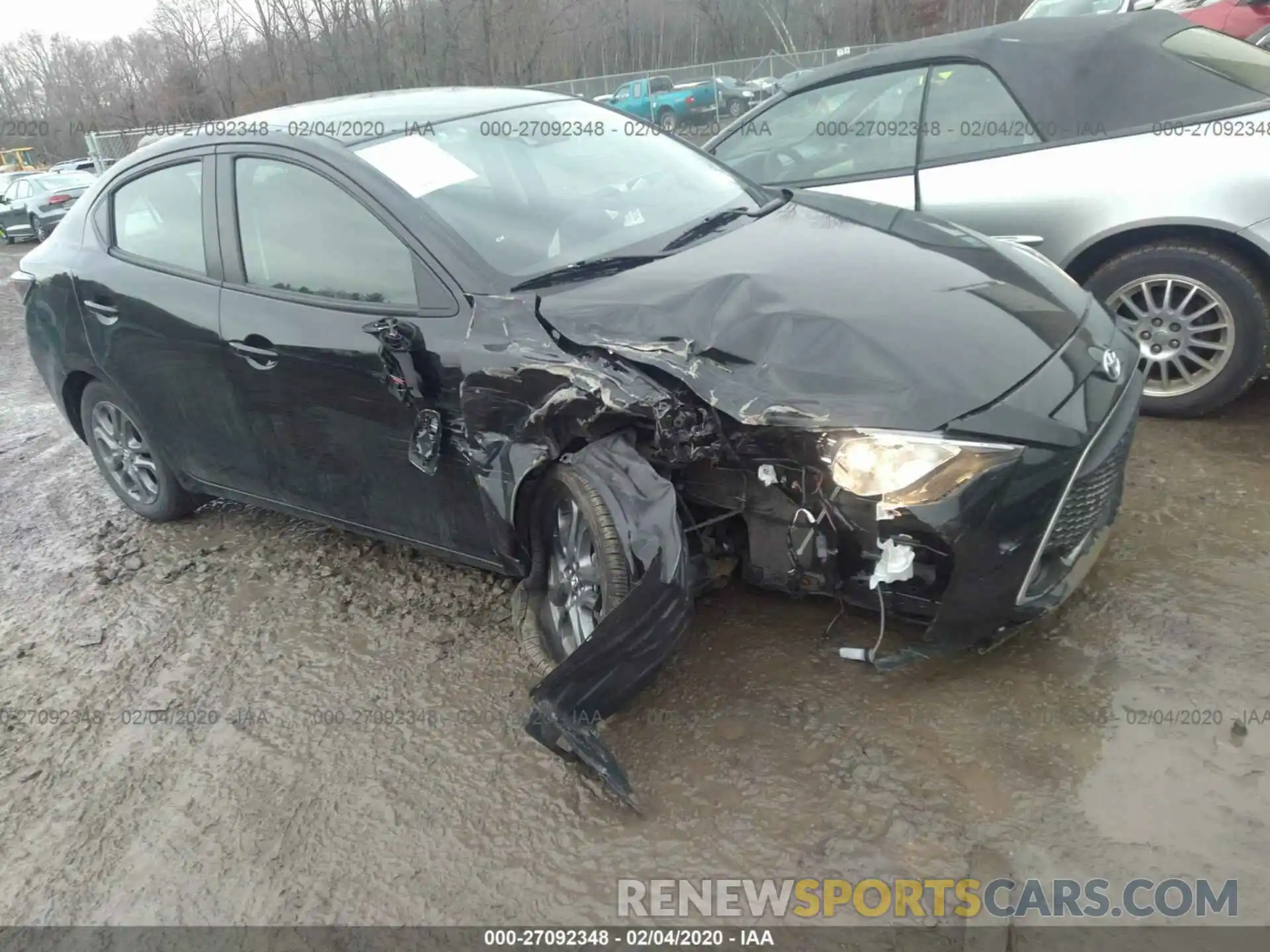 1 Photograph of a damaged car 3MYDLBYVXLY706618 TOYOTA YARIS 2020
