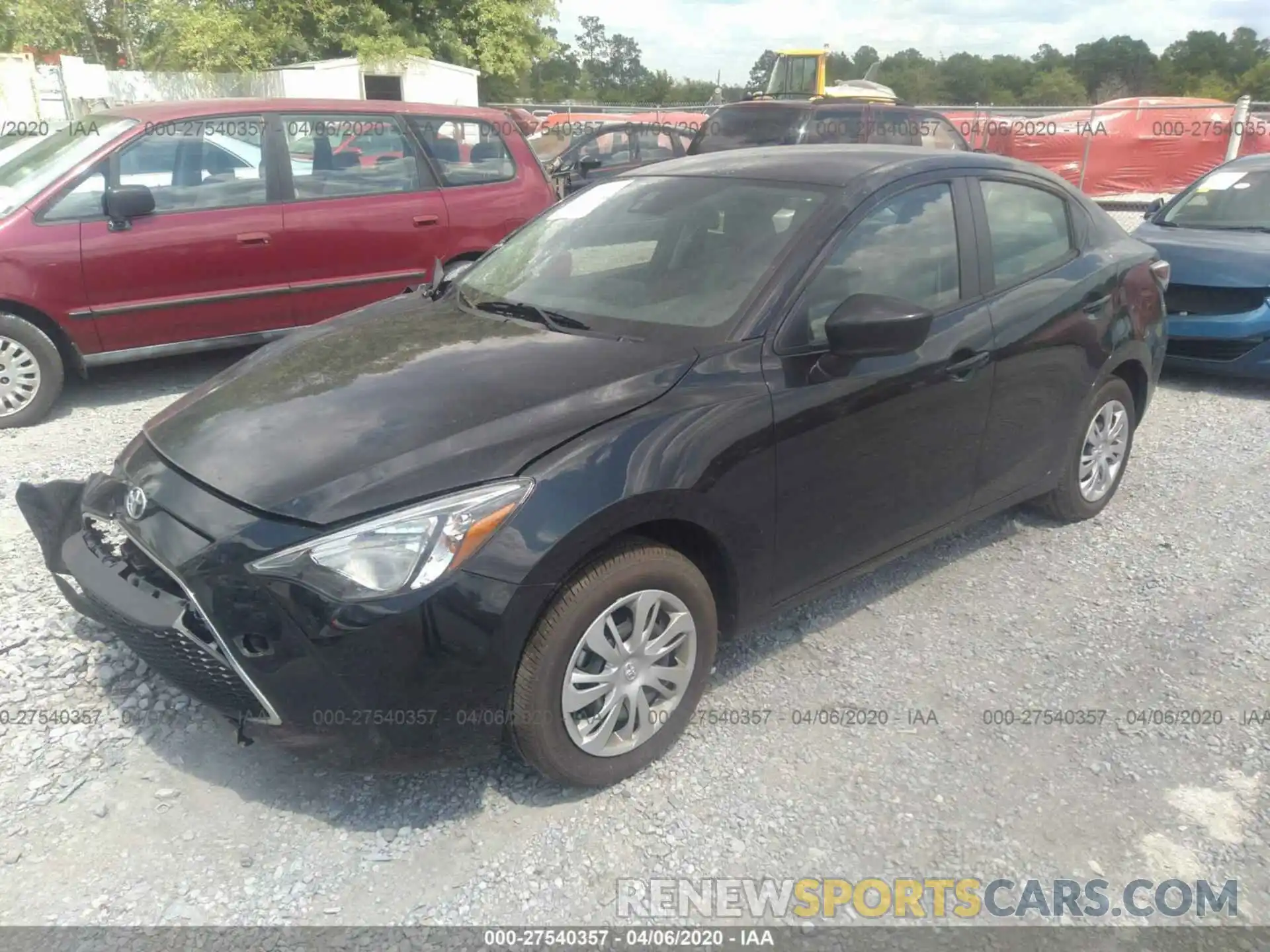 2 Photograph of a damaged car 3MYDLBYVXLY707767 TOYOTA YARIS 2020