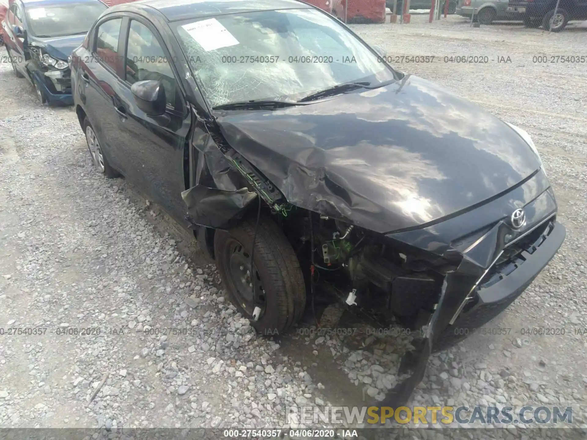 6 Photograph of a damaged car 3MYDLBYVXLY707767 TOYOTA YARIS 2020