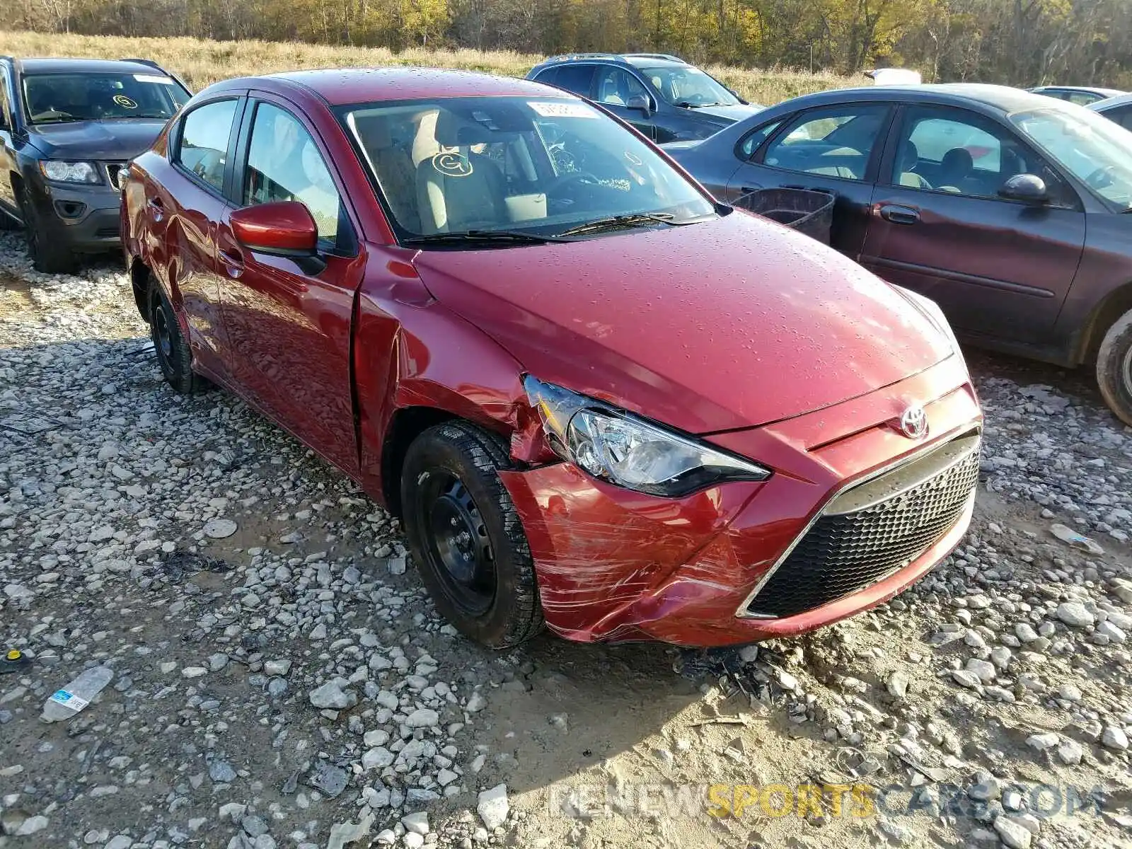 1 Фотография поврежденного автомобиля 3MYDLBYVXLY714878 TOYOTA YARIS 2020