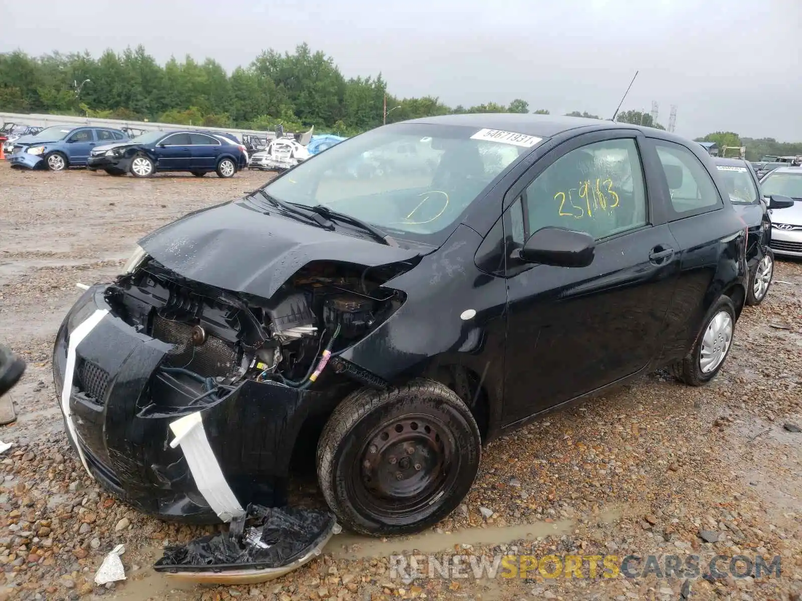 2 Photograph of a damaged car JTDJT923775032755 TOYOTA YARIS 2021