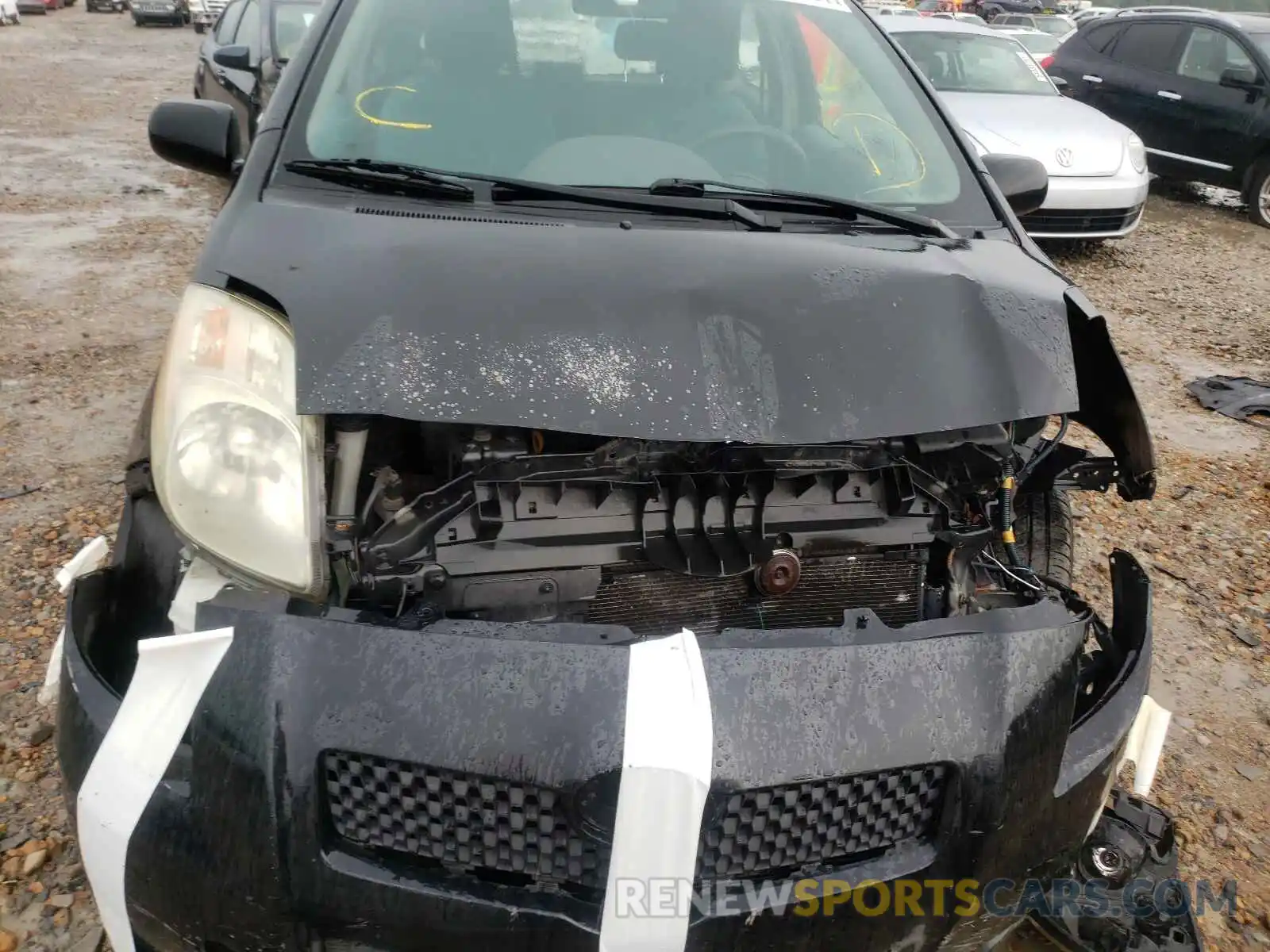 9 Фотография поврежденного автомобиля JTDJT923775032755 TOYOTA YARIS 2021