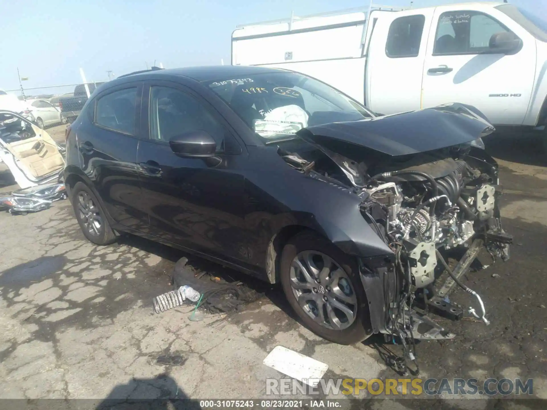 1 Photograph of a damaged car 3MYDLBJV0LY701356 TOYOTA YARIS HATCHBACK 2020