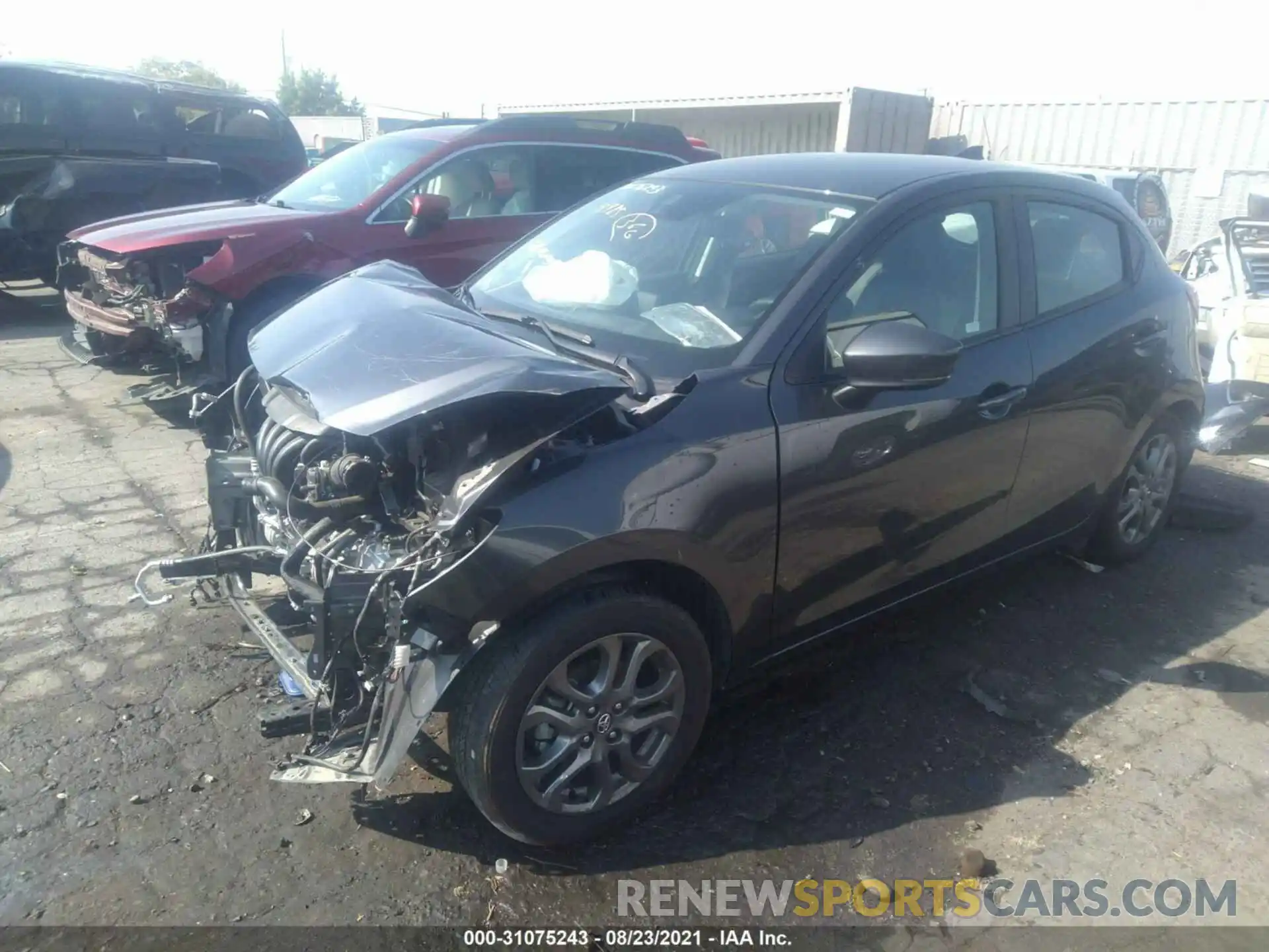 2 Photograph of a damaged car 3MYDLBJV0LY701356 TOYOTA YARIS HATCHBACK 2020