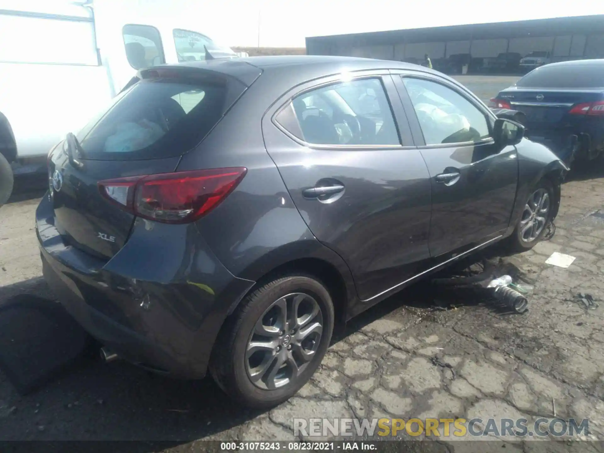 4 Photograph of a damaged car 3MYDLBJV0LY701356 TOYOTA YARIS HATCHBACK 2020