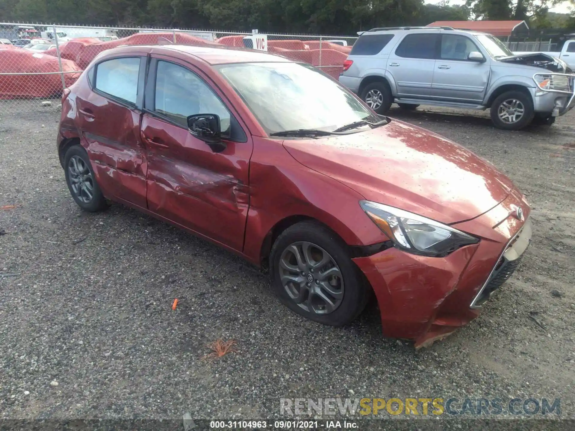 1 Photograph of a damaged car 3MYDLBJV0LY703270 TOYOTA YARIS HATCHBACK 2020