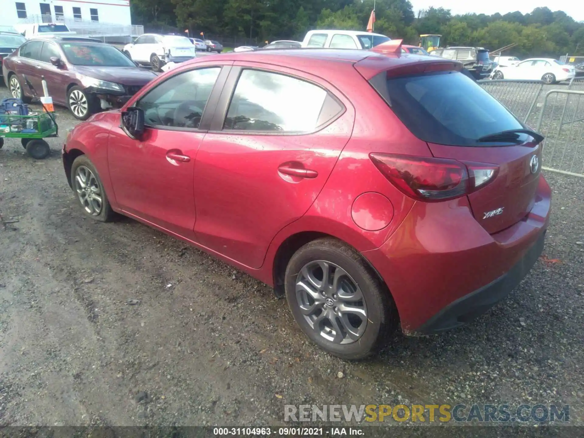 3 Photograph of a damaged car 3MYDLBJV0LY703270 TOYOTA YARIS HATCHBACK 2020