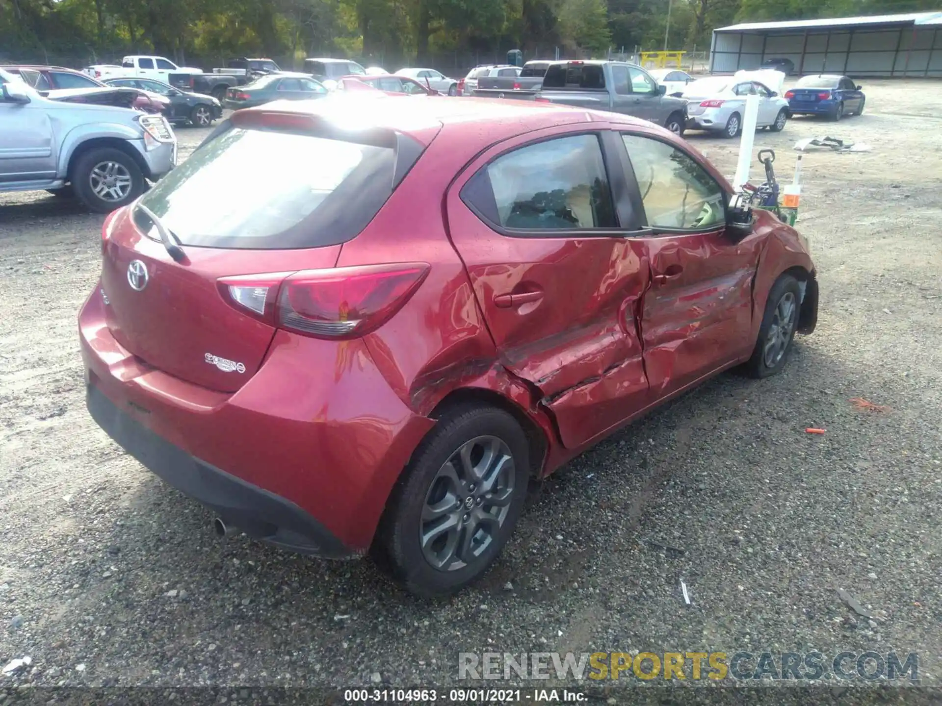 4 Photograph of a damaged car 3MYDLBJV0LY703270 TOYOTA YARIS HATCHBACK 2020