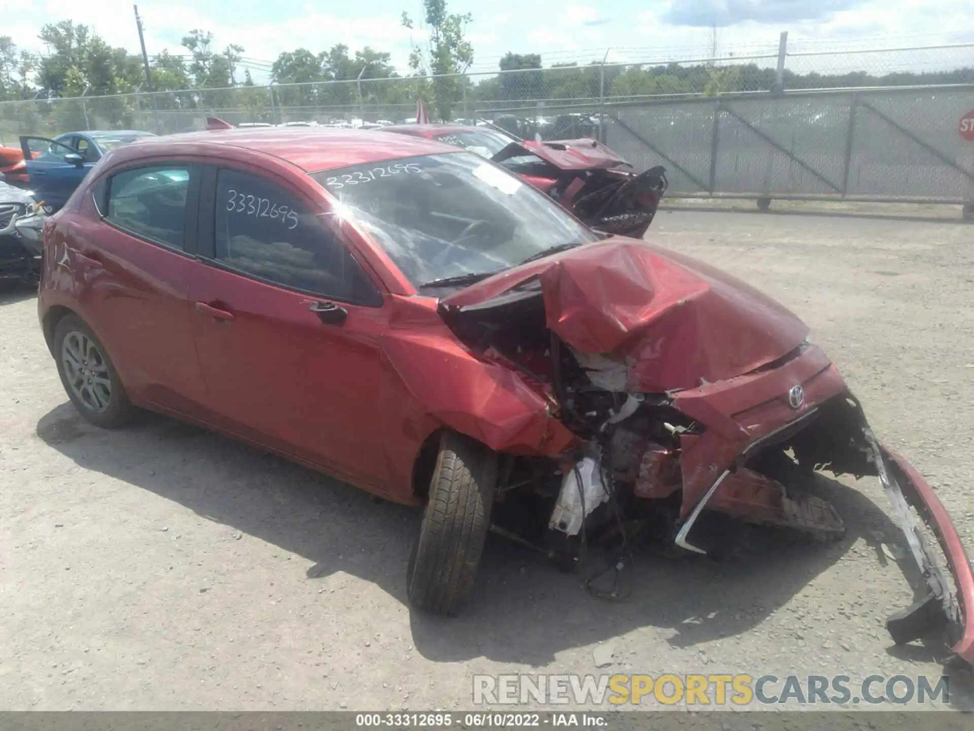 1 Photograph of a damaged car 3MYDLBJV0LY704273 TOYOTA YARIS HATCHBACK 2020