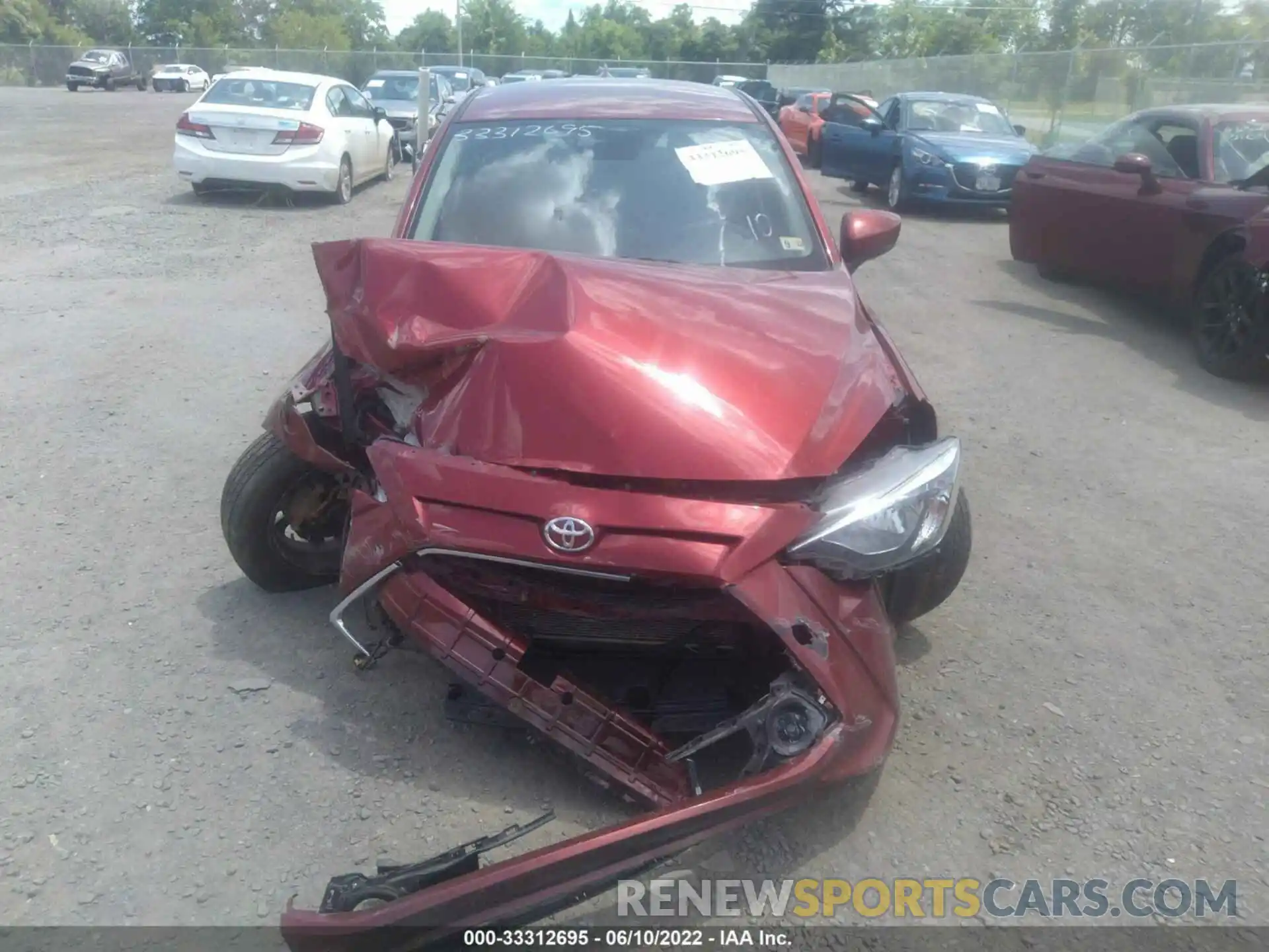 6 Photograph of a damaged car 3MYDLBJV0LY704273 TOYOTA YARIS HATCHBACK 2020