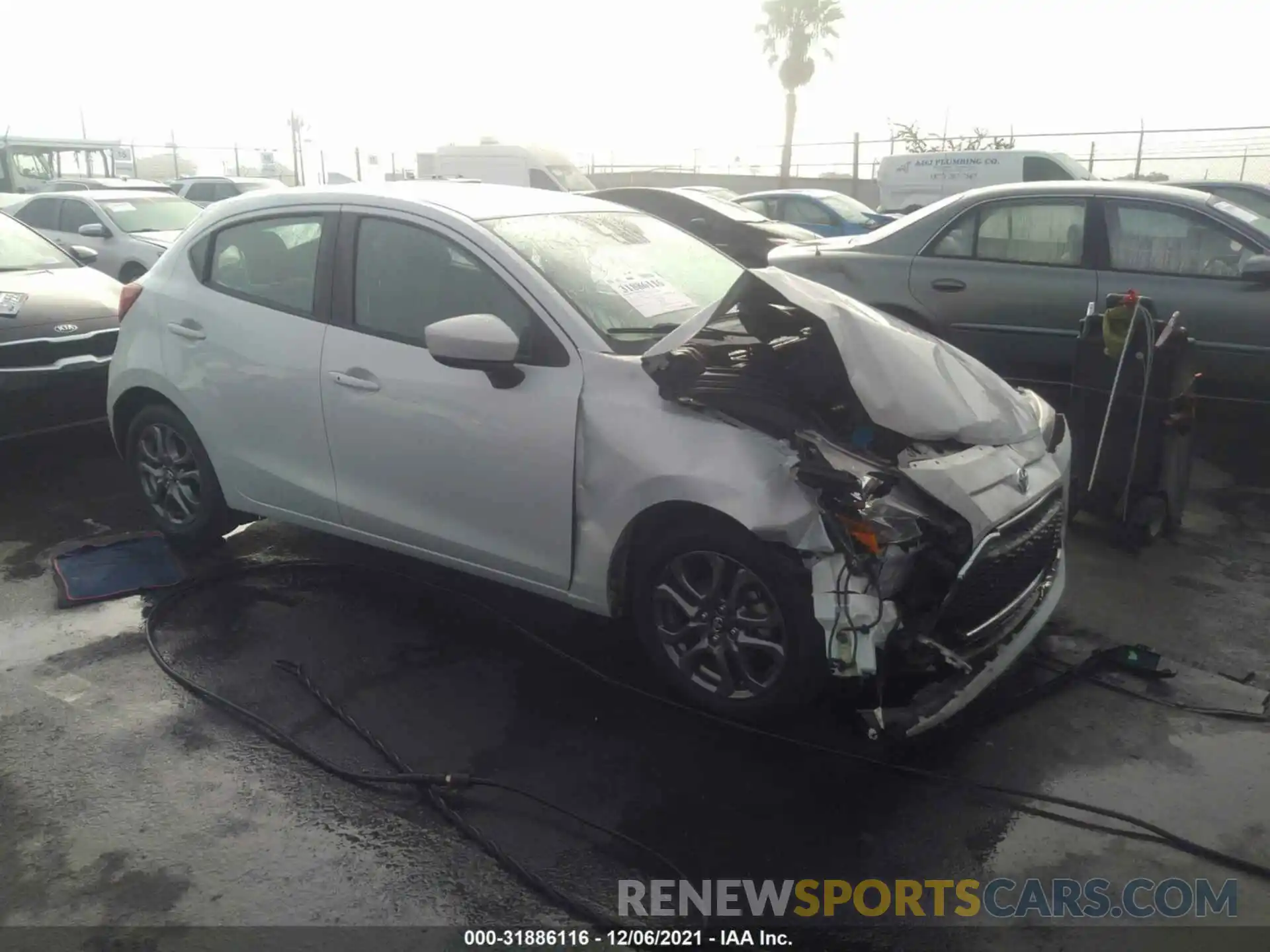 1 Photograph of a damaged car 3MYDLBJV0LY705388 TOYOTA YARIS HATCHBACK 2020