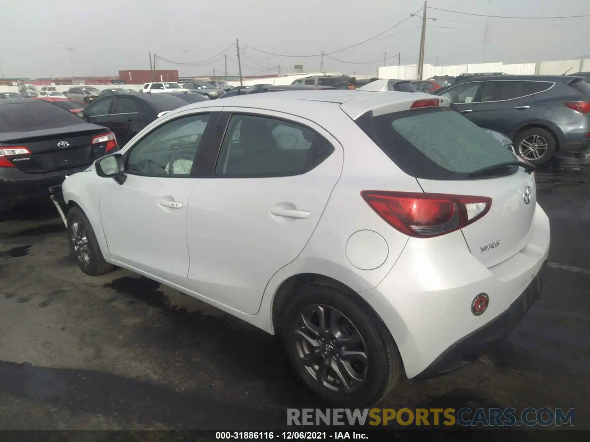 3 Photograph of a damaged car 3MYDLBJV0LY705388 TOYOTA YARIS HATCHBACK 2020