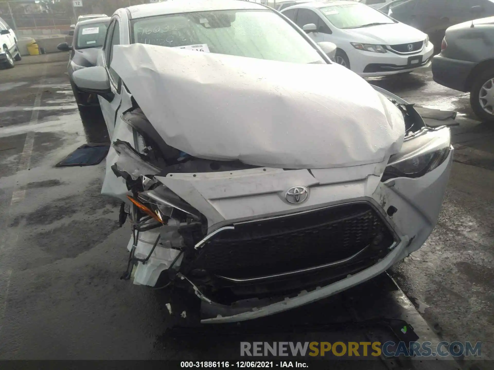 6 Photograph of a damaged car 3MYDLBJV0LY705388 TOYOTA YARIS HATCHBACK 2020