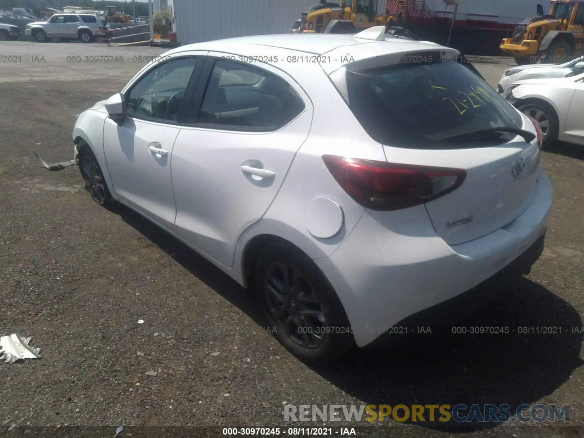 3 Photograph of a damaged car 3MYDLBJV1LY700040 TOYOTA YARIS HATCHBACK 2020