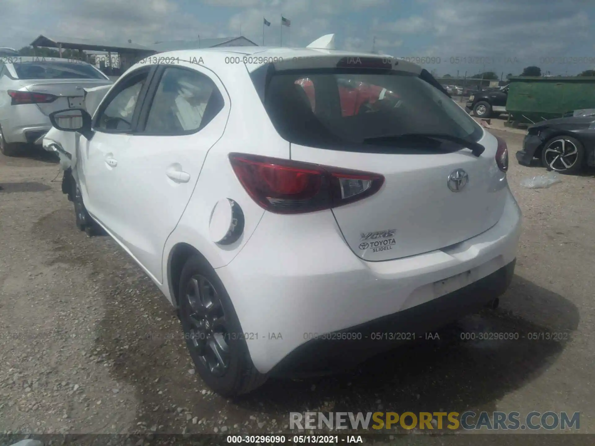 3 Photograph of a damaged car 3MYDLBJV1LY700961 TOYOTA YARIS HATCHBACK 2020