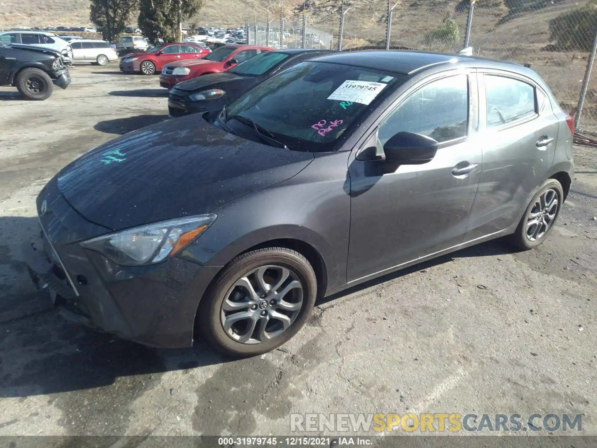 2 Photograph of a damaged car 3MYDLBJV2LY702136 TOYOTA YARIS HATCHBACK 2020