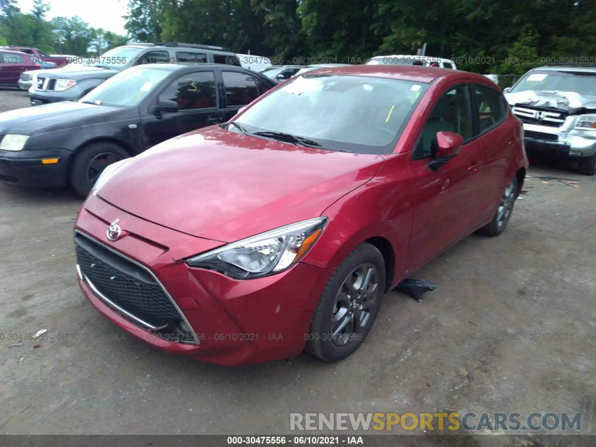 2 Photograph of a damaged car 3MYDLBJV2LY704503 TOYOTA YARIS HATCHBACK 2020