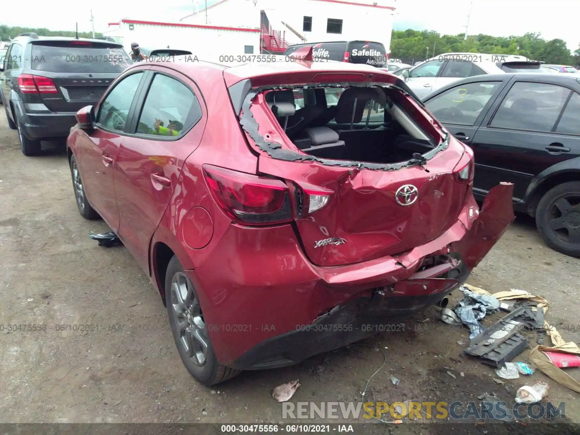 3 Photograph of a damaged car 3MYDLBJV2LY704503 TOYOTA YARIS HATCHBACK 2020